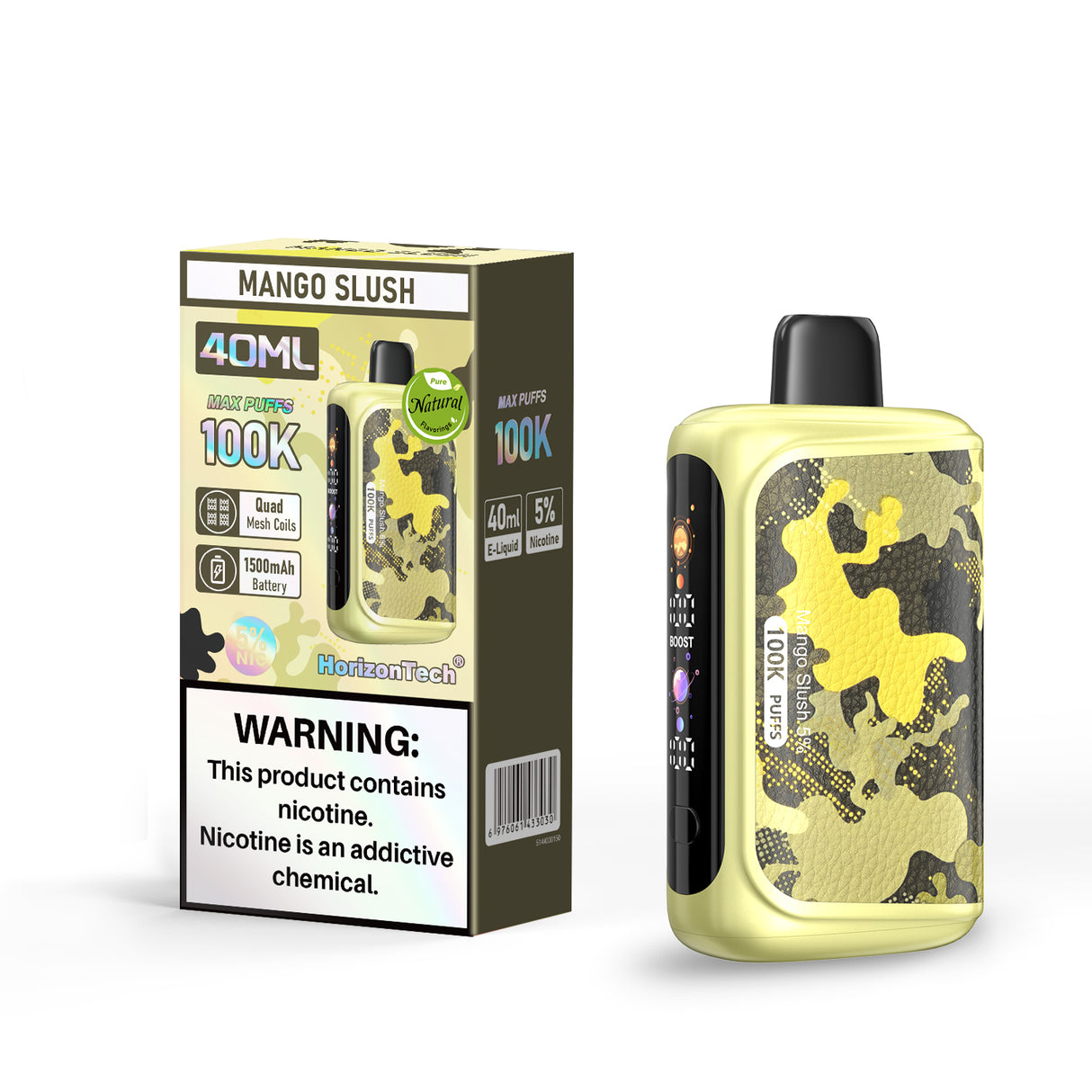 Made in Indonesia | HorizonTech 100K "Slush Series" Disposable Device - 100,000 Puffs