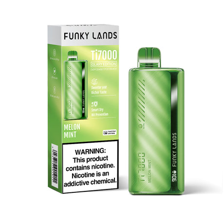 FUNKY LANDS Ti7000 Glary Edition Rechargeable Disposable – 7000 Puffs