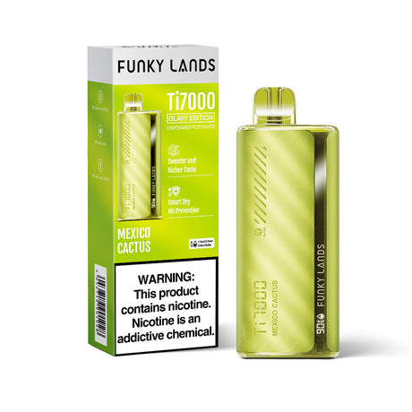 FUNKY LANDS Ti7000 Glary Edition Rechargeable Disposable – 7000 Puffs