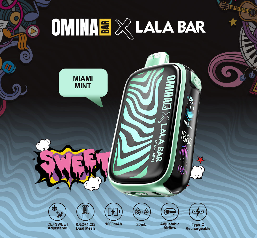 OMINA BAR x LALA BAR 40K Puff Disposable Device - 40000 Puffs