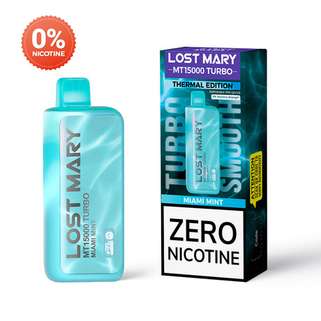 Lost Mary MT15000 Turbo ZERO NICOTINE Disposable – 15000 Puffs