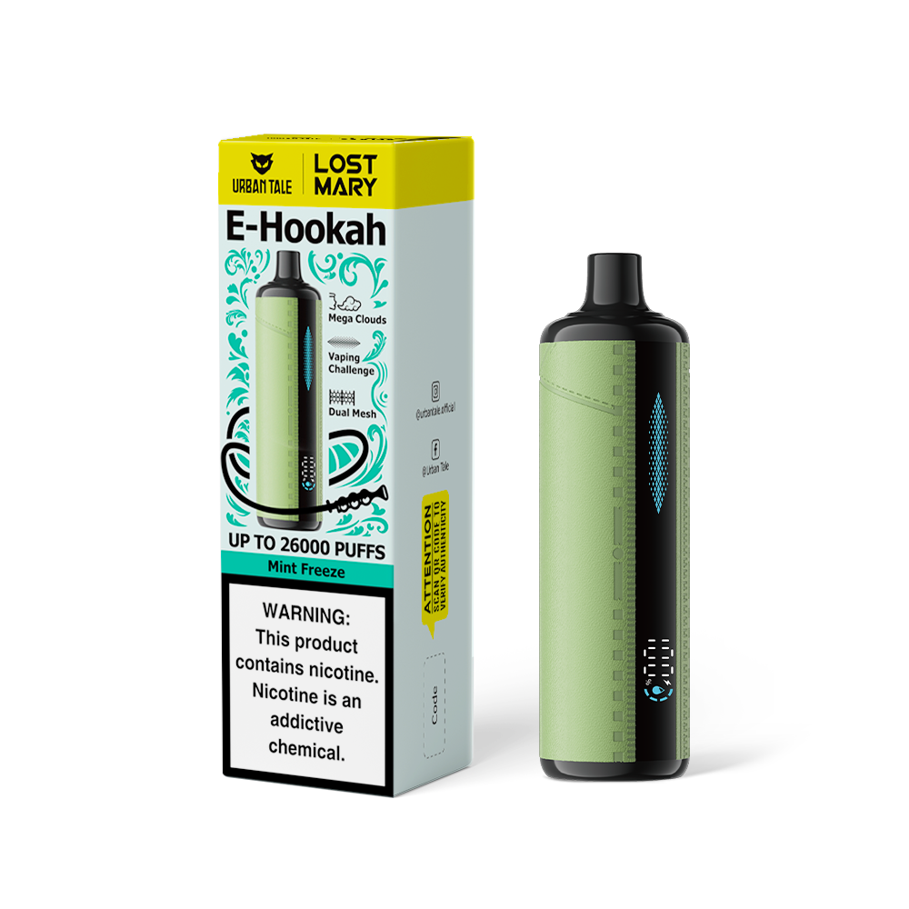 Urban Tale x Lost Mary E-Hookah Disposable Device - 26000 Puffs