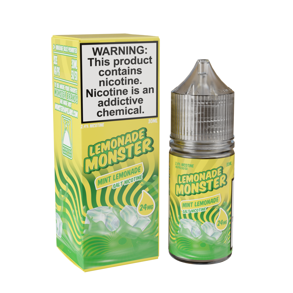 Lemonade Monster Mint Lemonade Salt Nic 30ML – Minty Citrus E-Liquid for Pod Systems