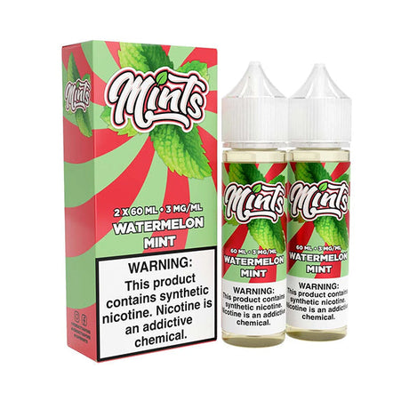 Watermelon Mint | Mints | 2x 60mL 3mg bottle with packaging