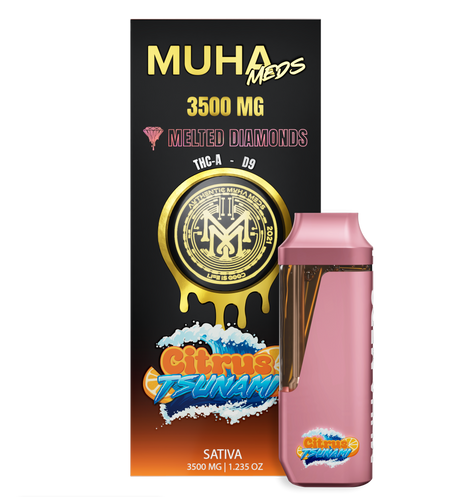 MUHA MEDS Melted Diamonds THC-A D9 3.5g Disposable