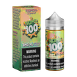 100mL NOMS 100 Tropical Gummy E-Liquid bottle featuring mango, peach, and pineapple fruit candy blend.