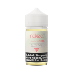 Naked 100 Hawaiian Pog - 60mL E-Liquid with passionfruit, orange, and guava flavor