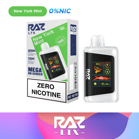 RAZ LTX 25K Zero Nicotine Disposable Device – 25,000 Puffs
