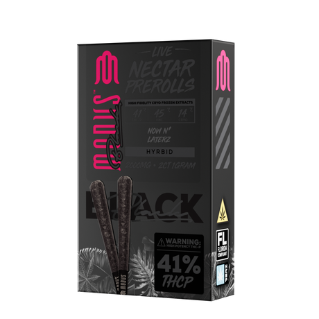 MODUS Black Live Nectar THC-P 1g Pre Rolls - 2 Count