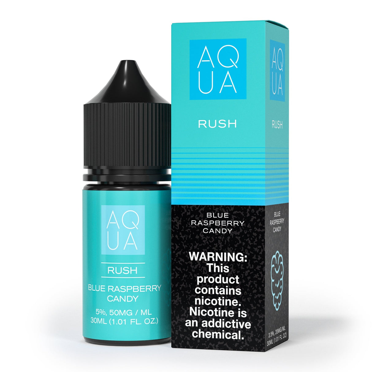Rush Aqua TFN Salts 30mL with packaging
