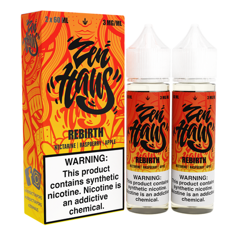 Rebirth by ZEN HAUS E-Liquid 2X 60ml With Packaging