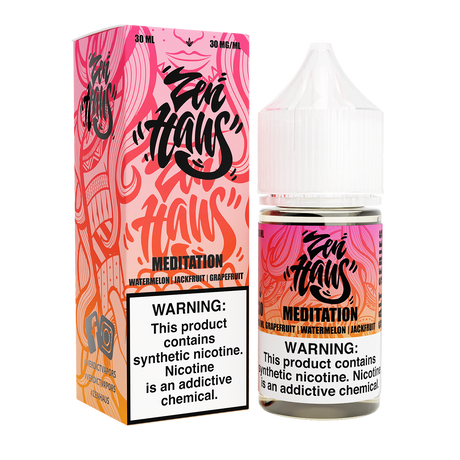 Meditation by ZEN HAUS SALTS E-Liquid 30ml With Packaging