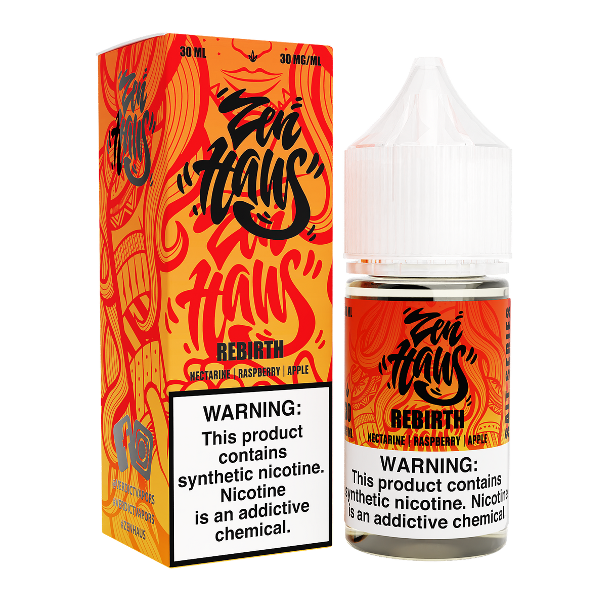 Rebirth by ZEN HAUS SALTS E-Liquid 30ml With Packaging