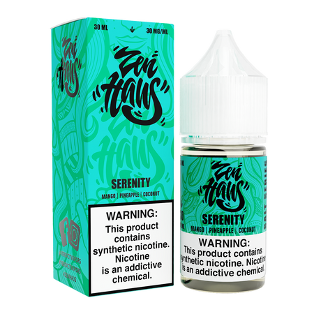 Serenity by ZEN HAUS SALTS E-Liquid 30ml With Packaging