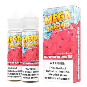 Watermelon Rush Ice by MEGA eJuice 2X 60ml with Packaging