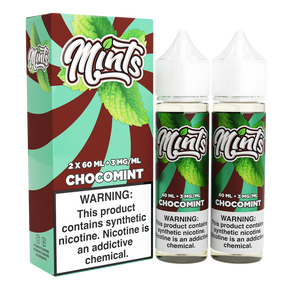 Chocomint by Mints Series 2x 60mL 3mg bottle with packaging