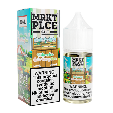 Watermelon Hulaberry Lime by MRKT PLCE Salts 30mL with Packaging