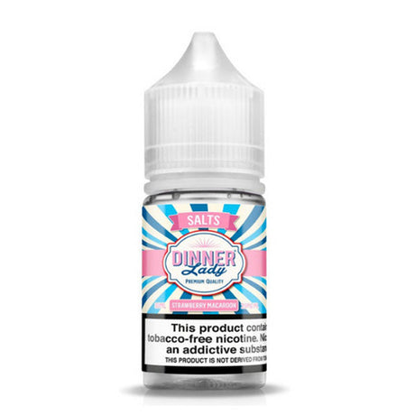 Dinner Lady Strawberry Macaroon 30mL Salt Nicotine Vape Juice Bottle