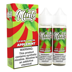 Applemint by Mints Series 2x 60mL 3mg bottle with packaging