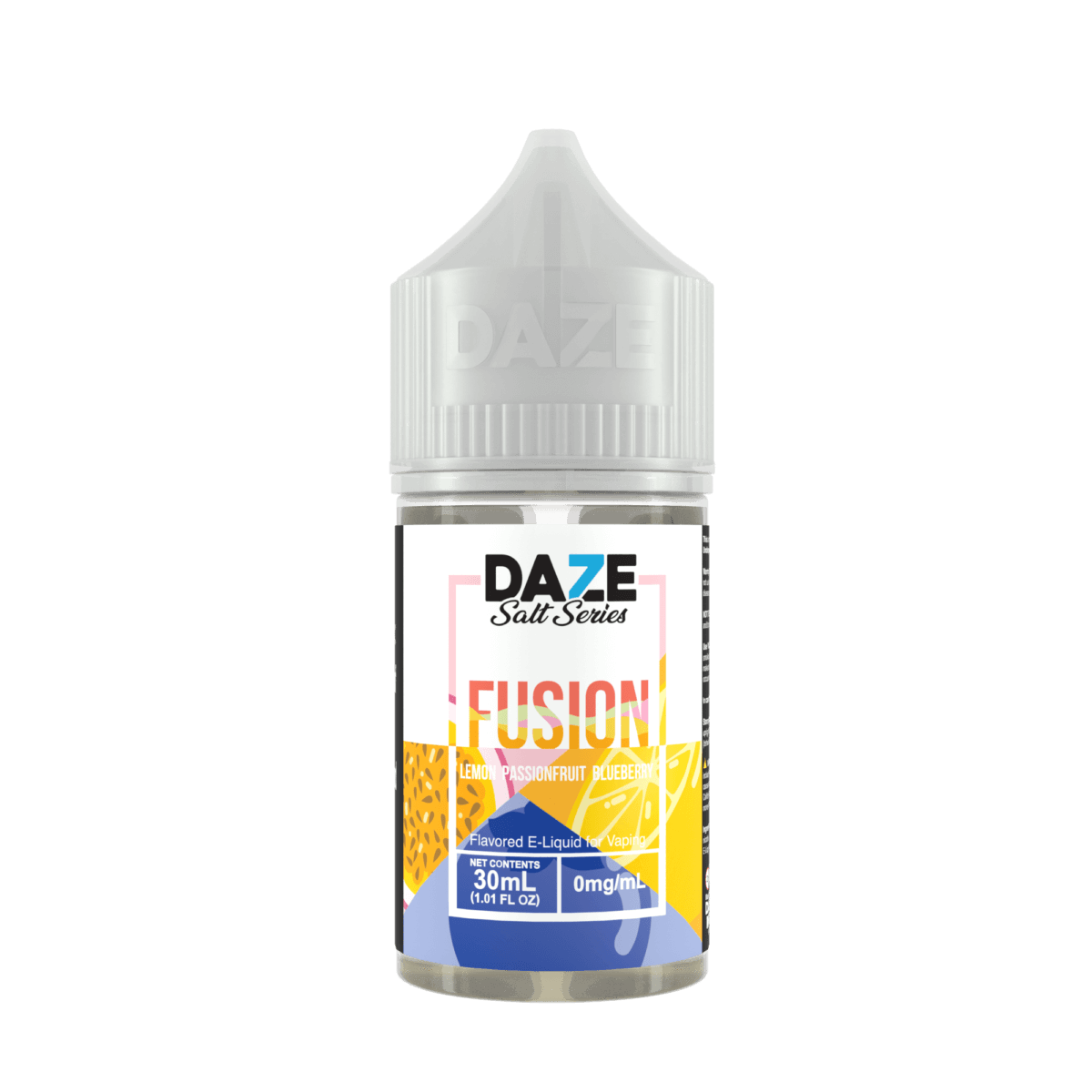 Lemon Passionfruit Blueberry 7Daze Fusion Salts 30mL 30mg bottle