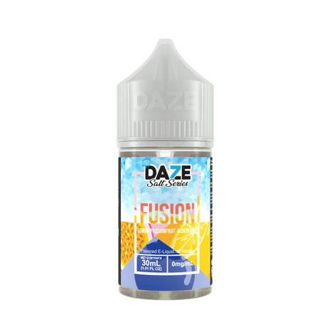 Lemon Passionfruit Blueberry Iced 7Daze Fusion Salts 30mL 30mg bottle
