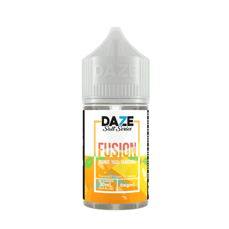 Orange Yuzu Tangerine 7Daze Fusion Salts 30mL 30mg bottle