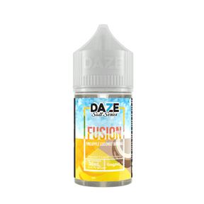 Pineapple Coconut Banana Iced 7Daze Fusion Salts 30mL 30mg bottle