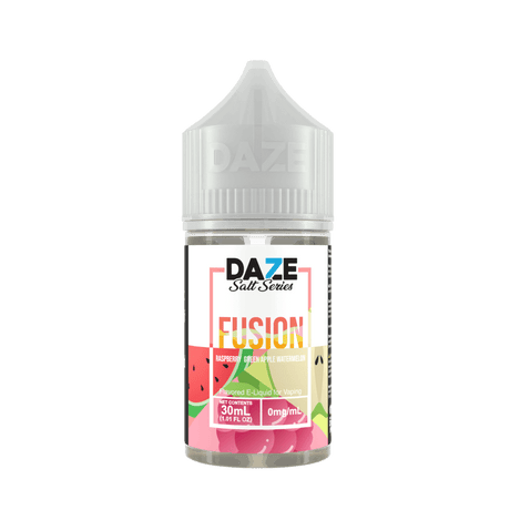 Raspberry Green Apple Watermelon 7Daze Fusion Salts 30mL 30mg bottle