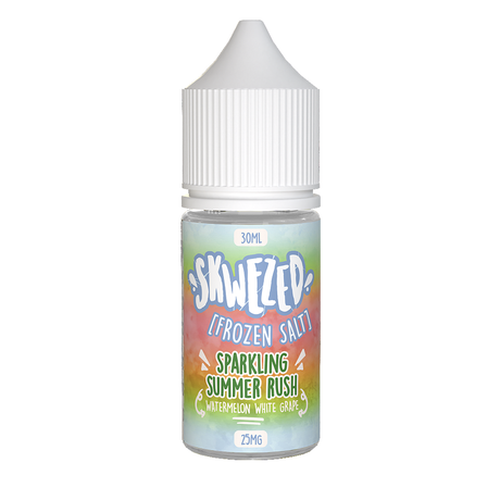 Frozen Sparkling Summer Rush (Watermelon White Grape Ice) by Skwezed Salt 30ml bottle