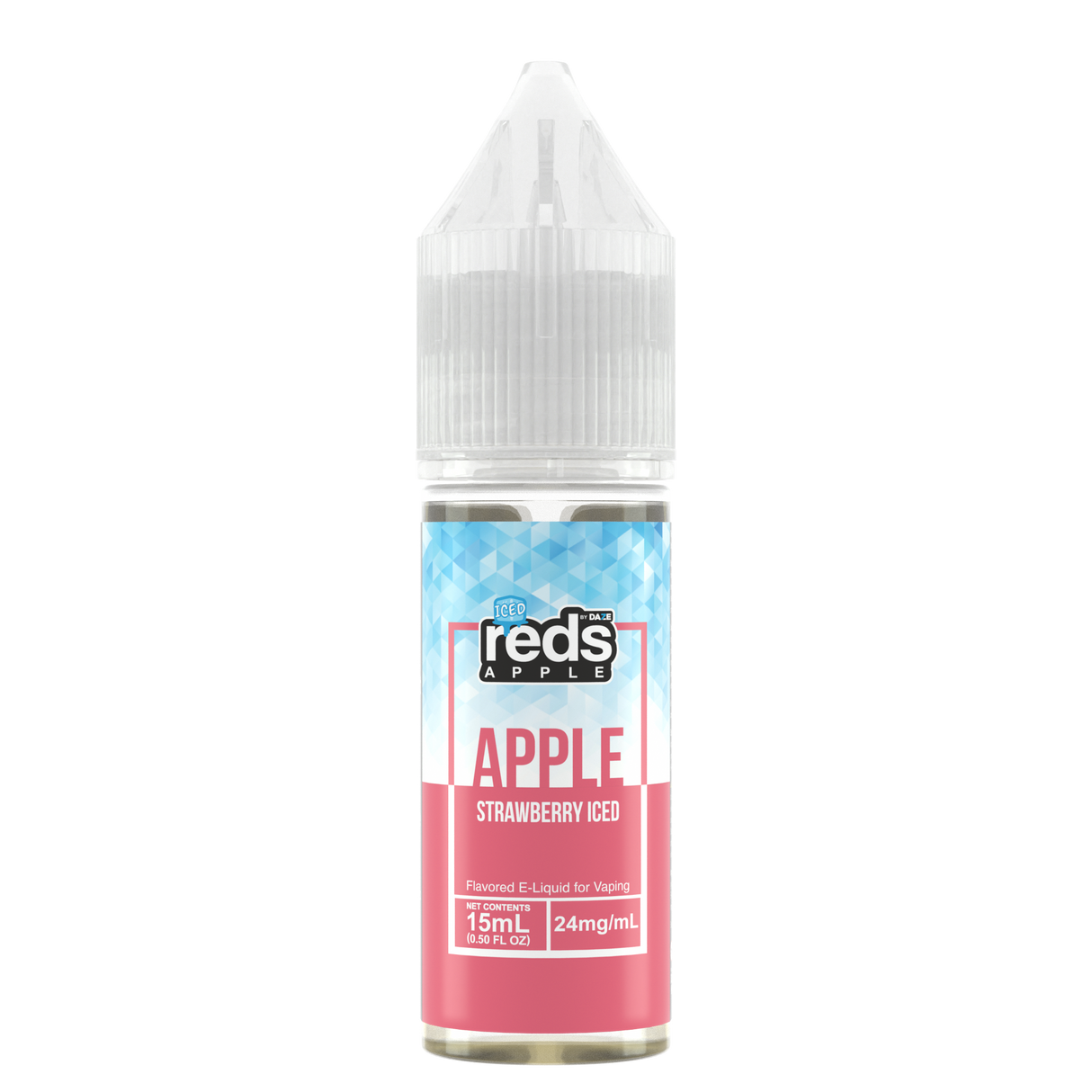 7Daze Reds Salt Series E-Liquid 15mL (Salt Nic) Strawberry Iced