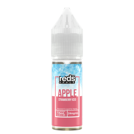 7Daze Reds Salt Series E-Liquid 15mL (Salt Nic) Strawberry Iced