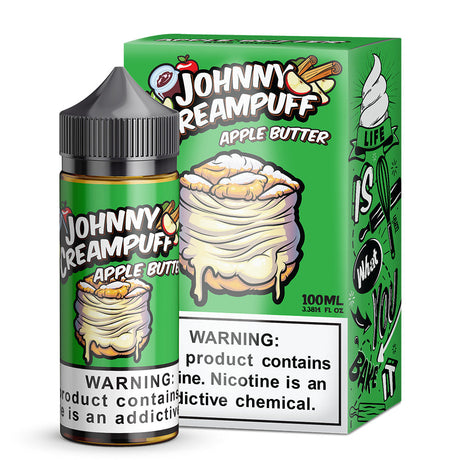 Apple Butter by Tinted Brew – Johnny Creampuff TF-Nic Series 100mL Apple Butter with Packaging