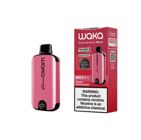 WAKA SoPro DM8000 17mL 8000 Puff Disposable Chewy Watermelon with packaging