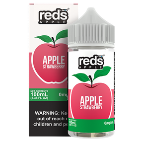 Strawberry by 7Daze Reds 100mL with packaging