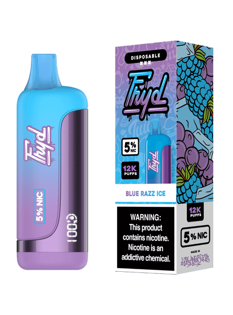 FRYD Disposable 12,0000 Puffs (17mL) 50mg  Blue Razz Ice