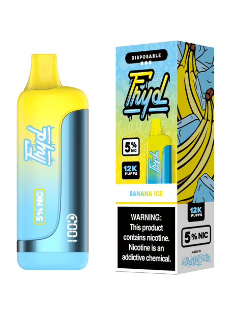 FRYD Disposable 12,0000 Puffs (17mL) 50mg Banana Ice