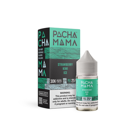 Strawberry Kiwi Ice | Pachamama Plus Metatine Salts | 30mL 25mg bottle with packaging