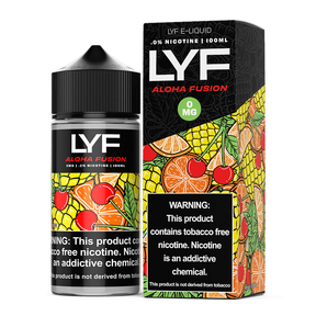 Aloha Fusion | Lyf | 100mL 0mg bottle with packaging