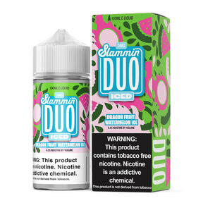 Dragonfruit Watermelon Ice | Slammin Duo | 100mL 3mg bottle with packaging