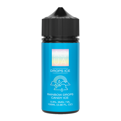 Drops Menthol Aqua 100mL 3mg bottle