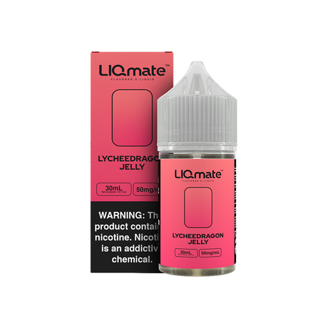7Daze Lychee Dragon Jelly Liqmate Series 30mL Salt Nicotine Vape Juice 50mg bottle with packaging