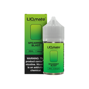 7Daze Spearmint Blast Liqmate Series 30mL Salt Nicotine Vape Juice 20mg bottle with packaging