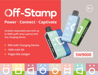 Off-Stamp SW9000 Rechargeable Disposable Vape Kit 9000 Puffs