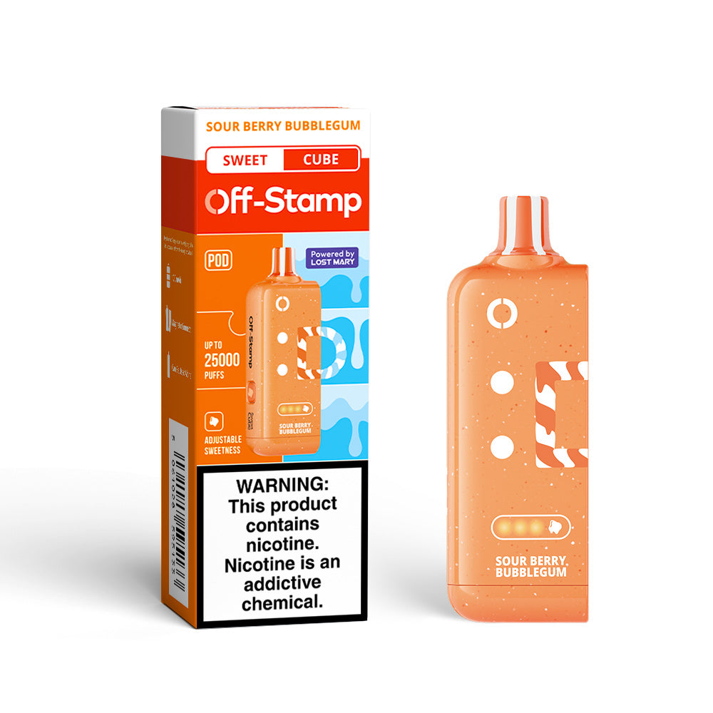 Off-Stamp X-CUBE Sweet-Cube 25K – Sour Berry Bubblegum Flavor