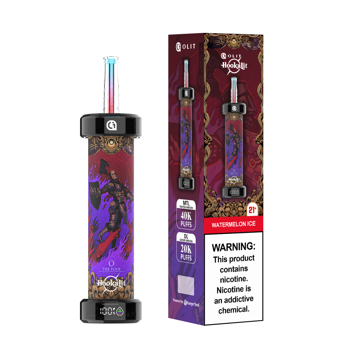 OLIT Hookalit 40K Disposable E-Hookah Device - 40000 Puffs