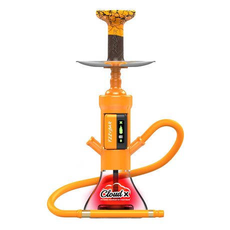 Orange Cloud X Hookah: Vibrant Orange FZZYBAR Cloud X Hybrid Hookah for a bold statement.