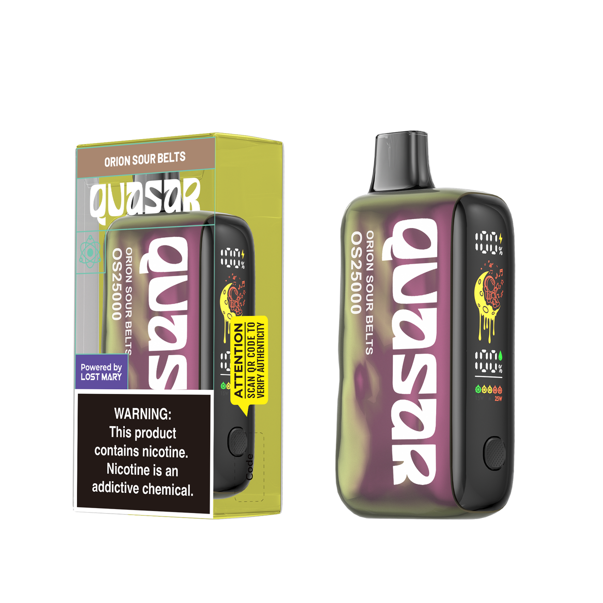 QUASAR OS25000 Powered By LOST MARY Disposable Device – 25000 Puffs