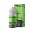 30mL bottle of PACHAMAMA Kiwi Berry Ice Nic Salt e-liquid with child-resistant cap.