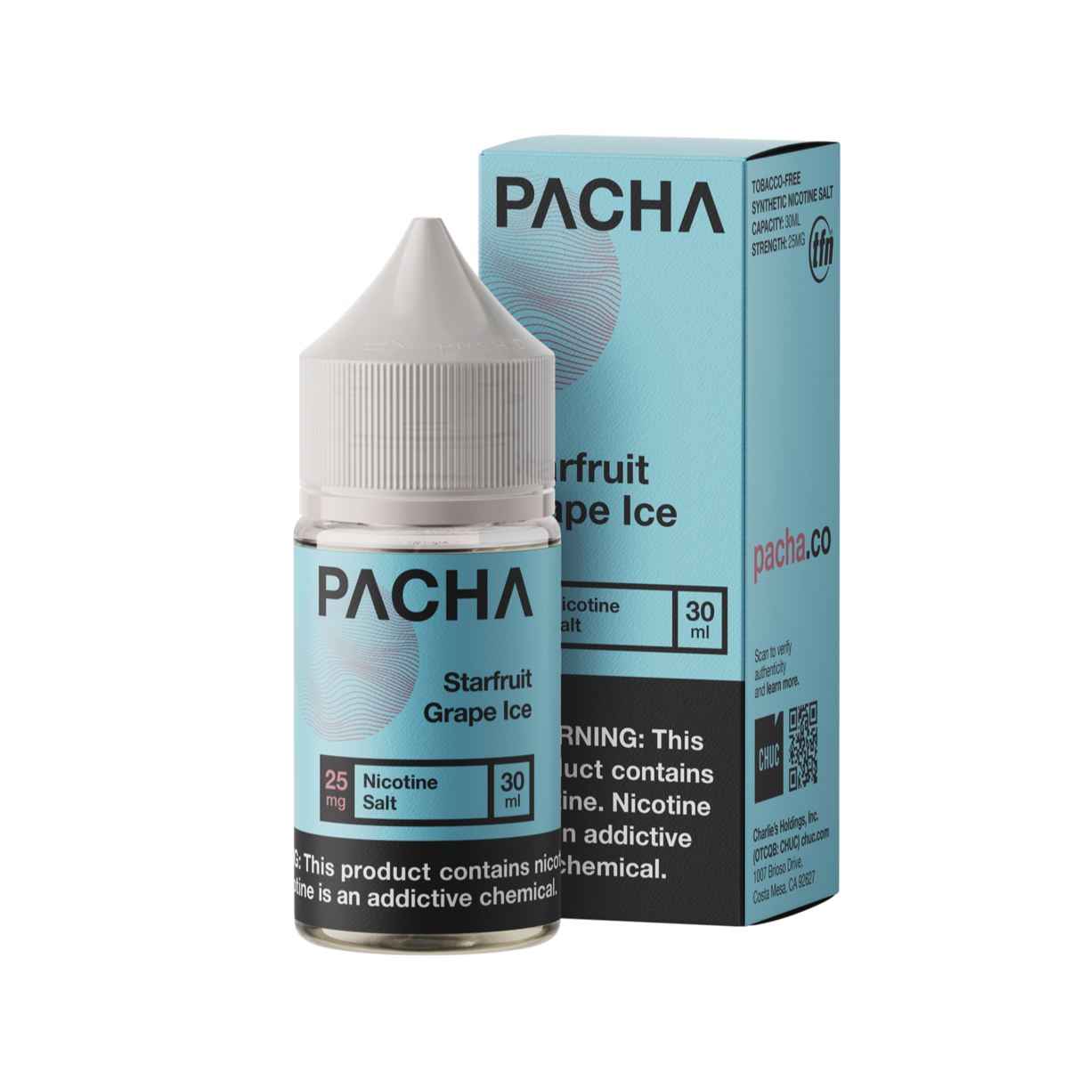 PACHAMAMA -  Starfruit Grape Ice Nic Salt - 30ML E-Liquid