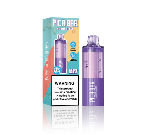 Assembled in USA | PICA BAR "LUCID" 35K Disposable POD - 35,000 Puffs